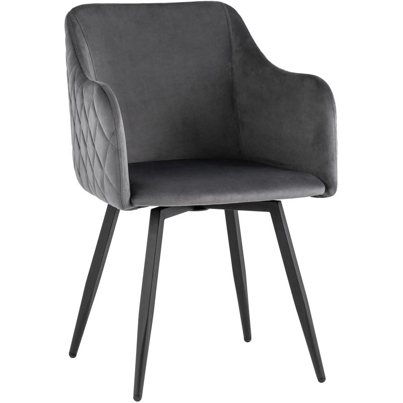 Стул Вращающийся Nika Chair Серый Цвет Серый Черный Стул Вращающийся Nika Chair Серый Цвет Серый Черный в Тюмени | Loft Concept