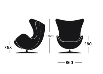 Кресло яйцо Egg Chair в Тюмени