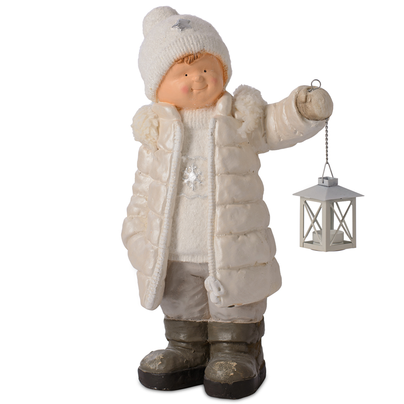 Статуэтка Winter Boy Бежевый Статуэтка Winter Boy Бежевый в Тюмени | Loft Concept