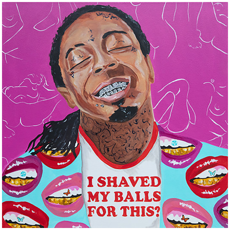 Картина Lil Wayne "I Shaved My Balls for This?" Мульти Картина Lil Wayne "I Shaved My Balls for This?" Мульти в Тюмени | Loft Concept