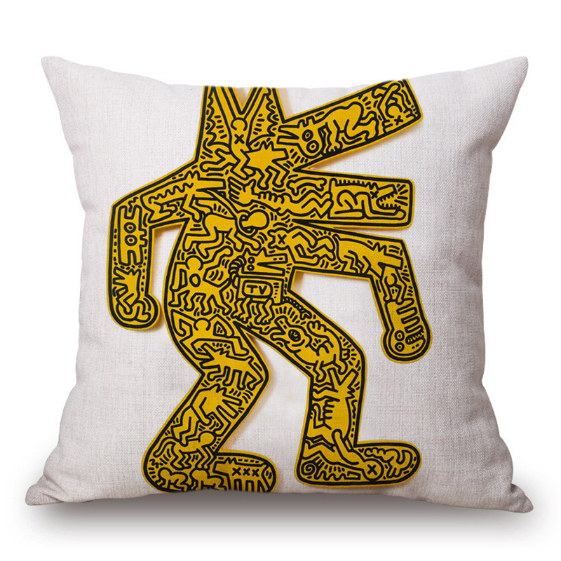 Подушка Keith Haring 14 Мульти Подушка Keith Haring 14 Мульти в Тюмени | Loft Concept