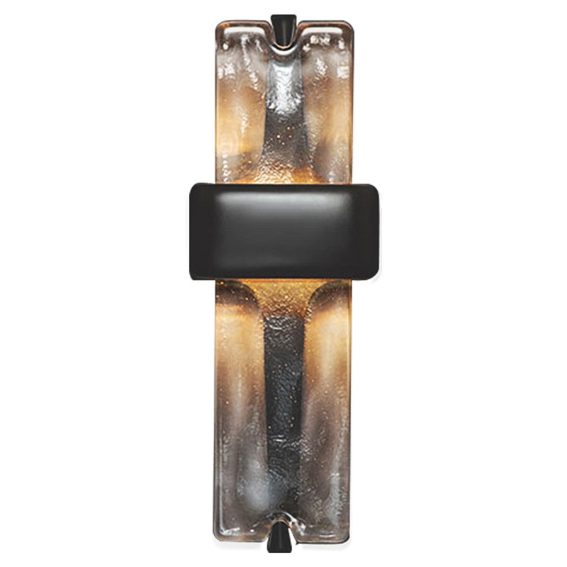 Настенный светодиодный светильник Rhyme Wall Lamp Черный Прозрачное Стекло Настенный светодиодный светильник Rhyme Wall Lamp Черный Прозрачное Стекло в Тюмени | Loft Concept