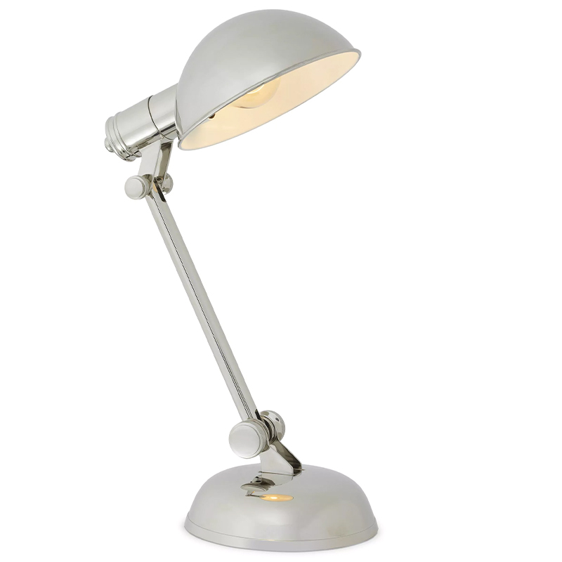 Настольная лампа Eichholtz Desk Lamp Navy Никель Настольная лампа Eichholtz Desk Lamp Navy Никель в Тюмени | Loft Concept