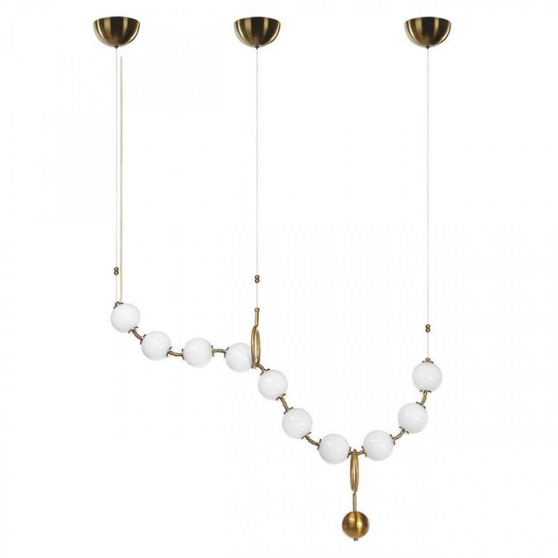 Светодиодный Белые Бусы Larose Guyon COCO CHANDELIER modular 120 см Бронза Белый Светодиодный Белые Бусы Larose Guyon COCO CHANDELIER modular 120 см Бронза Белый в Тюмени | Loft Concept