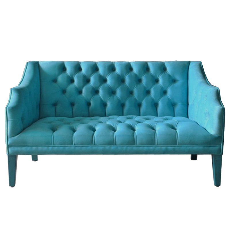 Диван Morton Capitone Sofa Диван бирюзовая шерсть Бирюзовый Диван Morton Capitone Sofa Диван бирюзовая шерсть Бирюзовый в Тюмени | Loft Concept