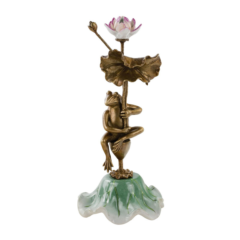 Статуэтка Frog On Flower Мульти Статуэтка Frog On Flower Мульти в Тюмени | Loft Concept