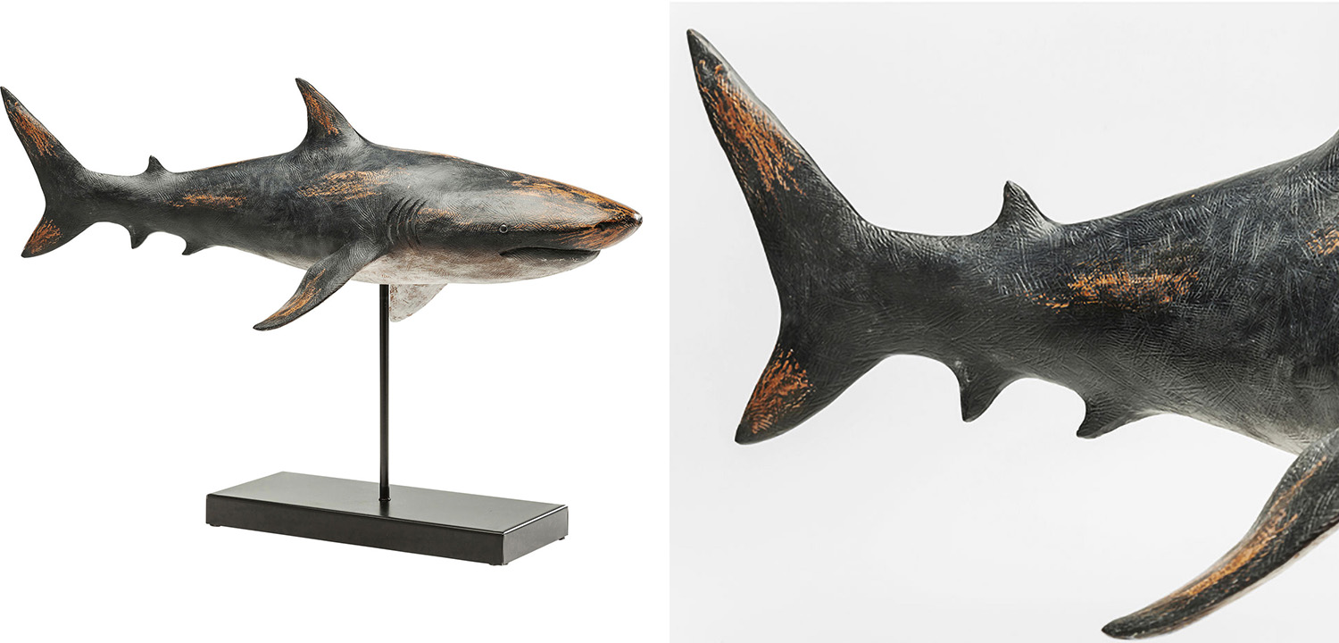 Статуэтка Акула на подставке - фото