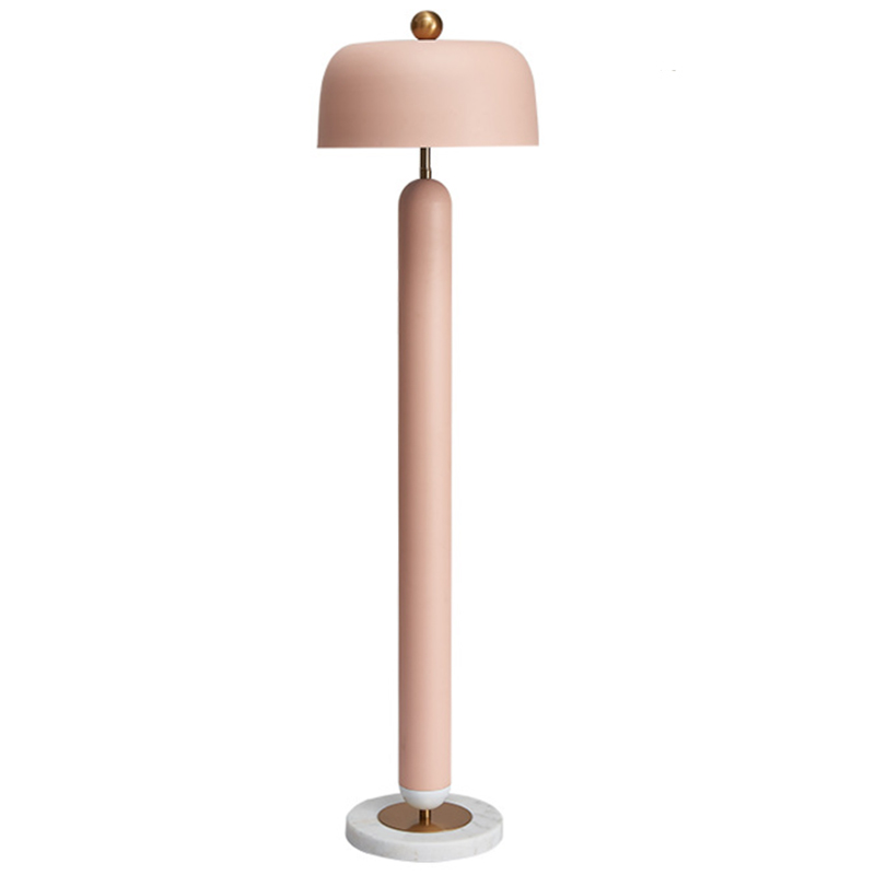 Meet pink Floor lamp Розовый пастельный Латунь Meet pink Floor lamp Розовый пастельный Латунь в Тюмени | Loft Concept