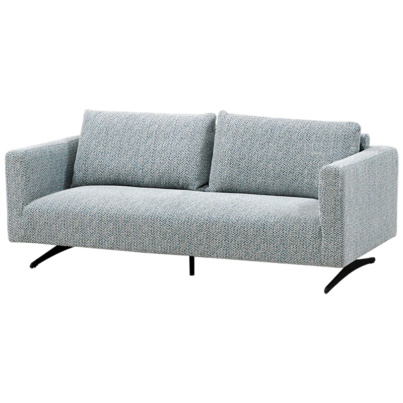 Диван Callie Blue Sofa Голубой Черный Диван Callie Blue Sofa Голубой Черный в Тюмени | Loft Concept