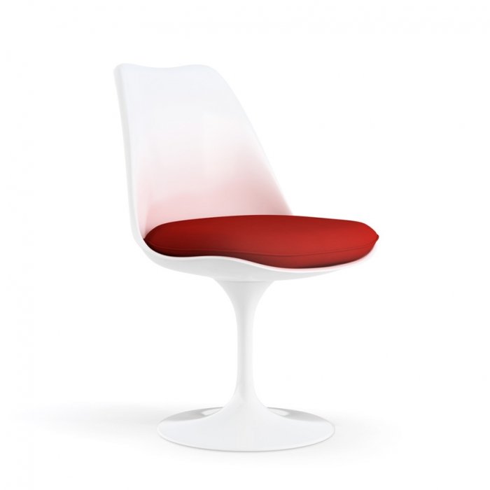 Стул Tulip Side Chair Черный Красный Белый Стул Tulip Side Chair Черный Красный Белый в Тюмени | Loft Concept