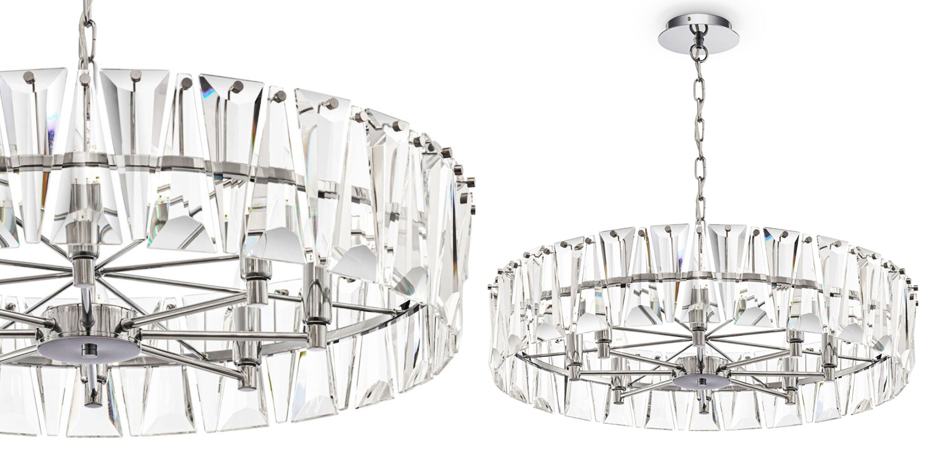 Люстра Ruby Crystal Chandelier Chrome 75 Люстра Ruby Crystal Chandelier Chrome 75 - Loft-Concept в Тюмени