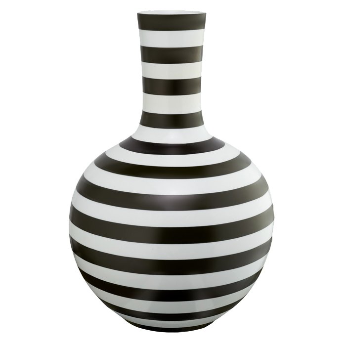 Ваза Black and White Stripe Черно-белый Ваза Black and White Stripe Черно-белый в Тюмени | Loft Concept
