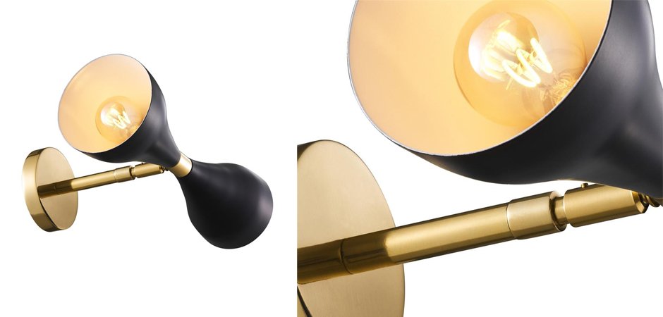 Бра Wall Lamp Cordero Black Бра Wall Lamp Cordero Black - Loft-Concept в Тюмени