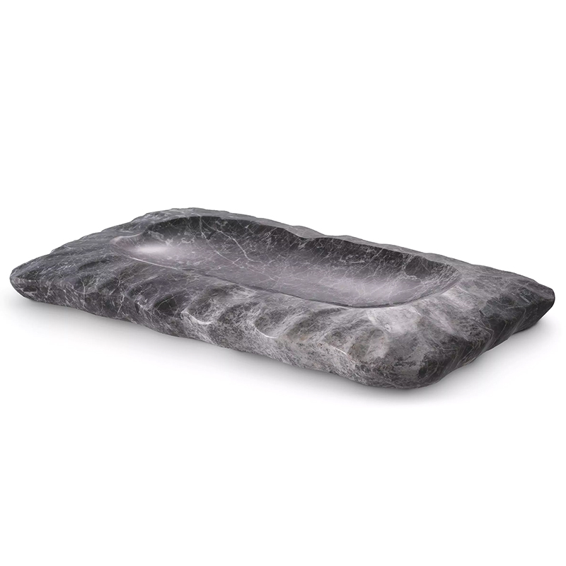 Поднос Eichholtz Tray Mauro Grey Серый Поднос Eichholtz Tray Mauro Grey Серый в Тюмени | Loft Concept