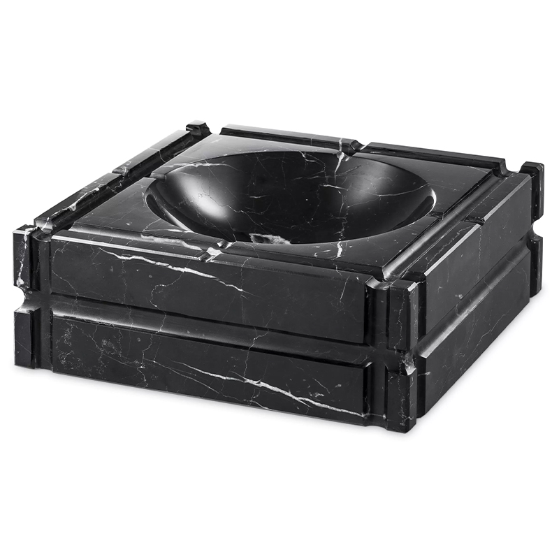 Пепельница Eichholtz Ashtray Nestor Black Черный Мрамор Nero Пепельница Eichholtz Ashtray Nestor Black Черный Мрамор Nero в Тюмени | Loft Concept