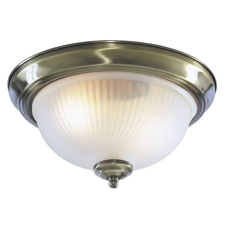 Потолочный светильник Flush Mount Ceiling Light antic milky glass Латунь Античная полированная Молочный Потолочный светильник Flush Mount Ceiling Light antic milky glass Латунь Античная полированная Молочный в Тюмени | Loft Concept