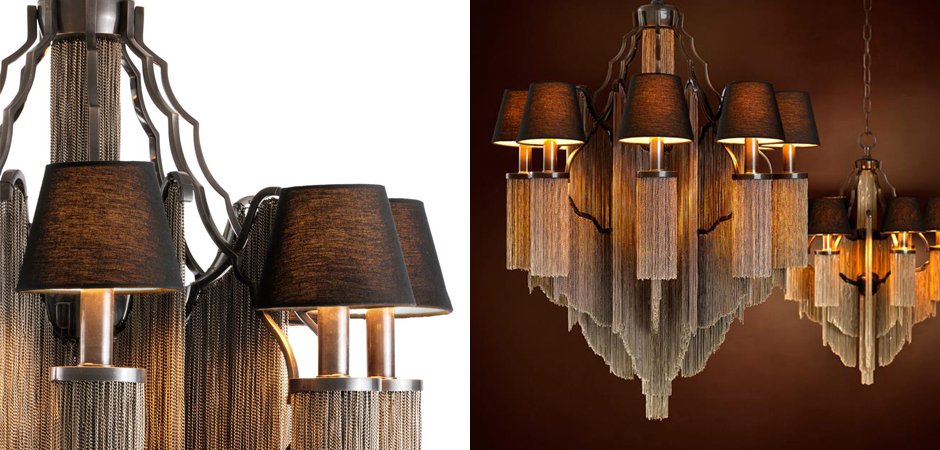 Люстра Eichholtz Chandelier Fringe L - Loft-Concept в Тюмени
