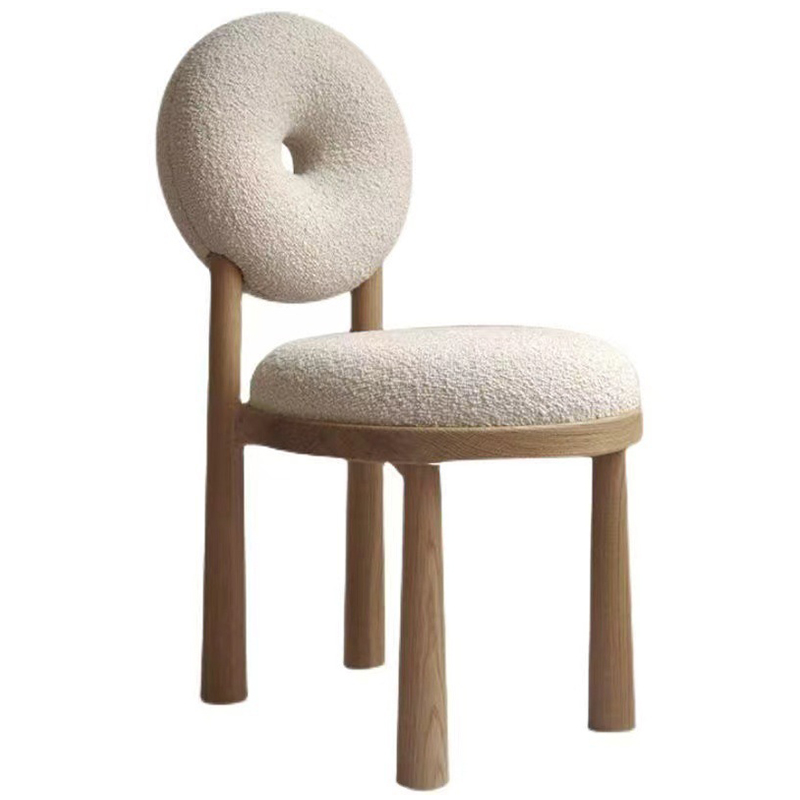 Стул Bagel Boucle Chair Бежевый Древесина Стул Bagel Boucle Chair Бежевый Древесина в Тюмени | Loft Concept