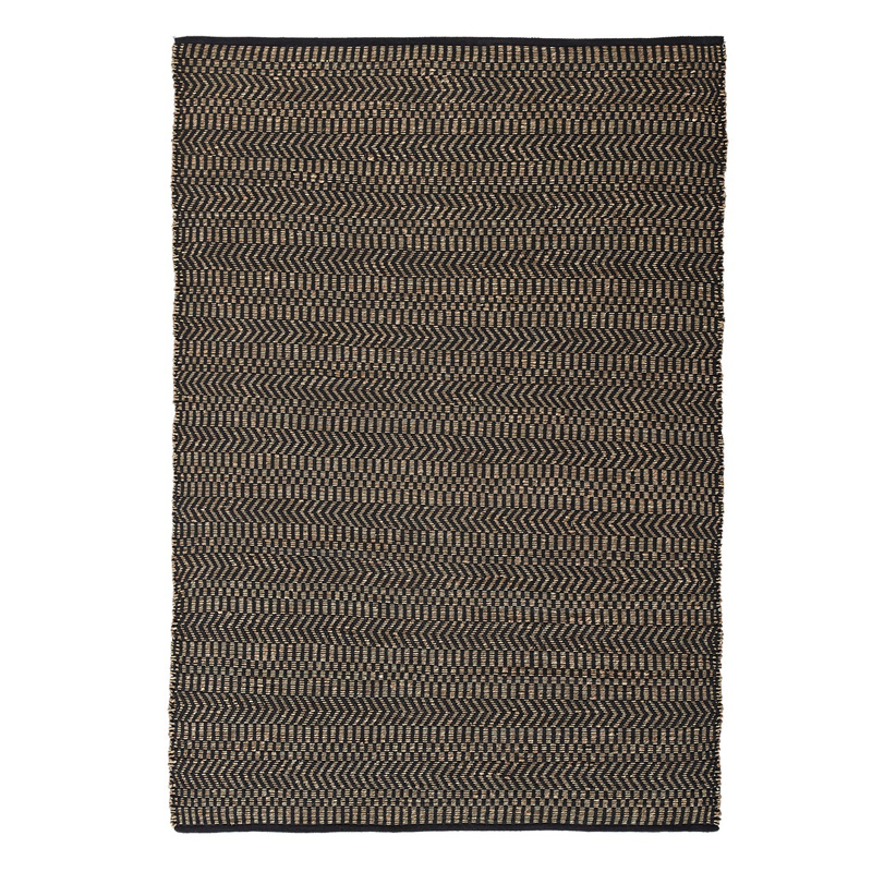 Ковер Zig Zag Carpet black Черный Бежевый Ковер Zig Zag Carpet black Черный Бежевый в Тюмени | Loft Concept