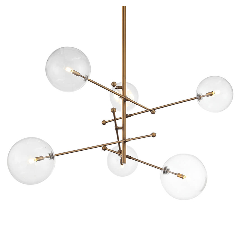 Люстра Gallotti & Radice Brass 6 Латунь Люстра Gallotti & Radice Brass 6 Латунь в Тюмени | Loft Concept