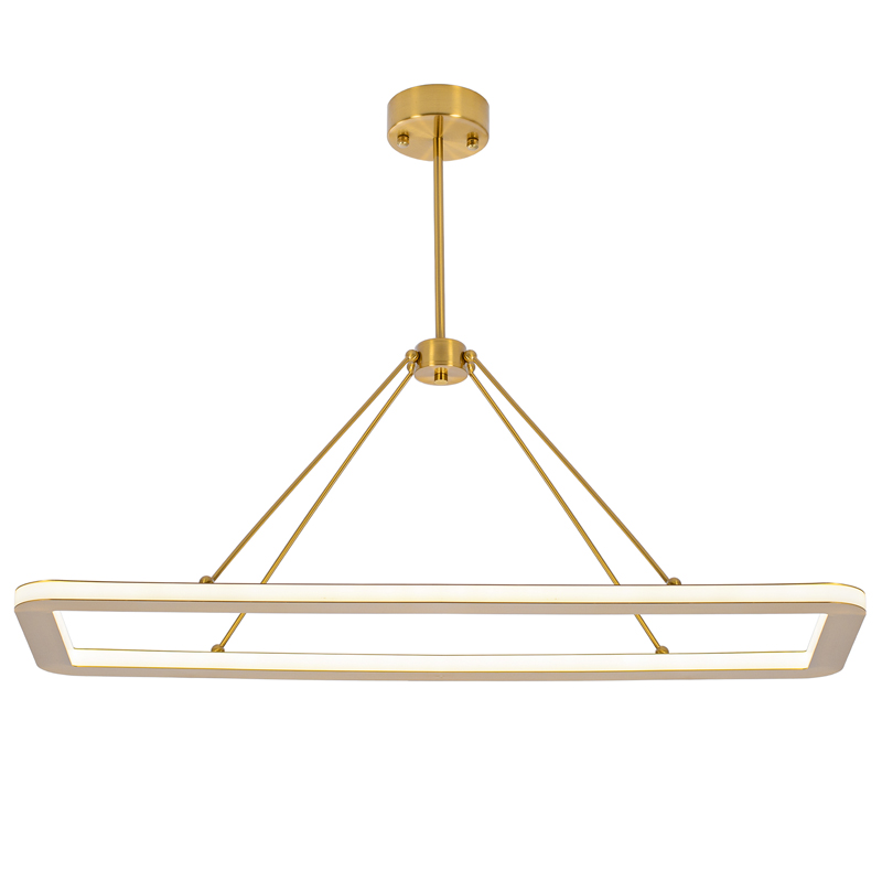 Подвесной светильник HALO RECTANGLE PENDANT Золотой Подвесной светильник HALO RECTANGLE PENDANT Золотой в Тюмени | Loft Concept