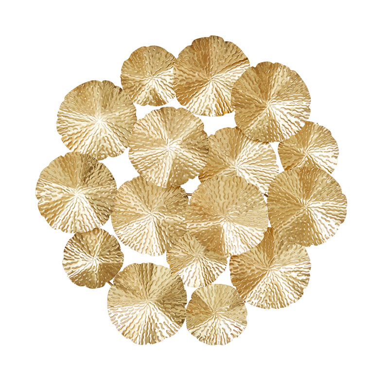 Арт-объект на стену Metal Circles Gold ART Золотой Арт-объект на стену Metal Circles Gold ART Золотой в Тюмени | Loft Concept