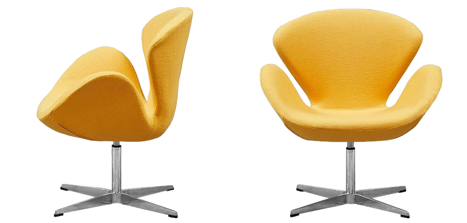 Кресло Swan Chair Yellow Кресло Swan Chair Yellow - Loft-Concept в Тюмени