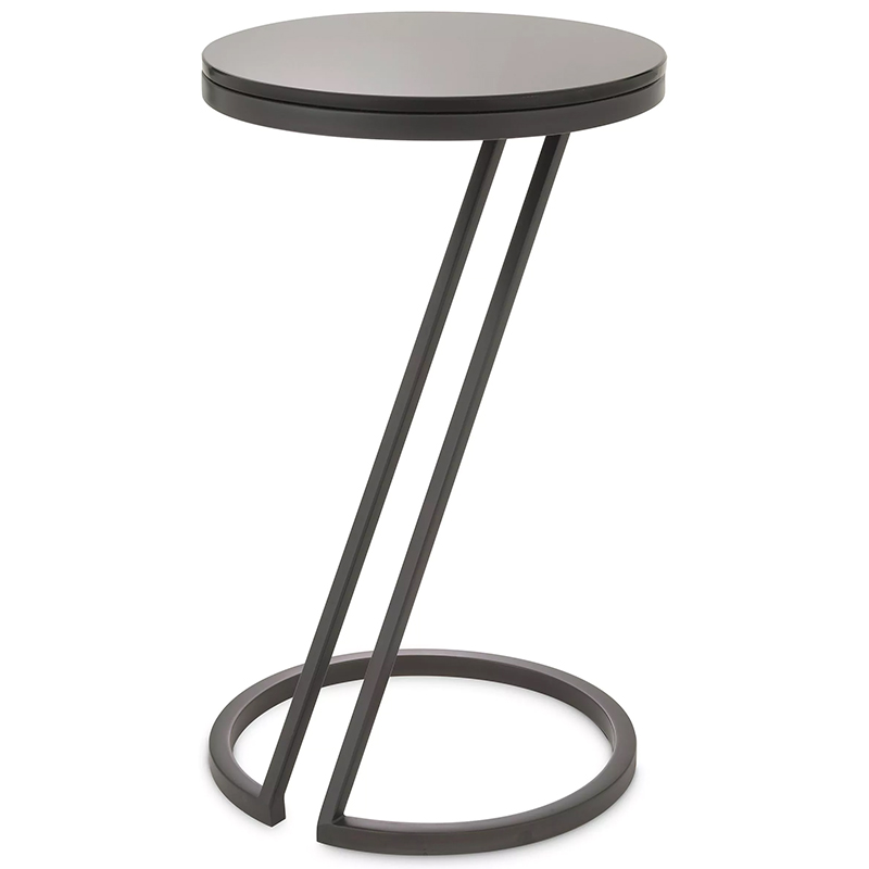 Приставной стол Eichholtz Side Table Falcone Black Черный Приставной стол Eichholtz Side Table Falcone Black Черный в Тюмени | Loft Concept