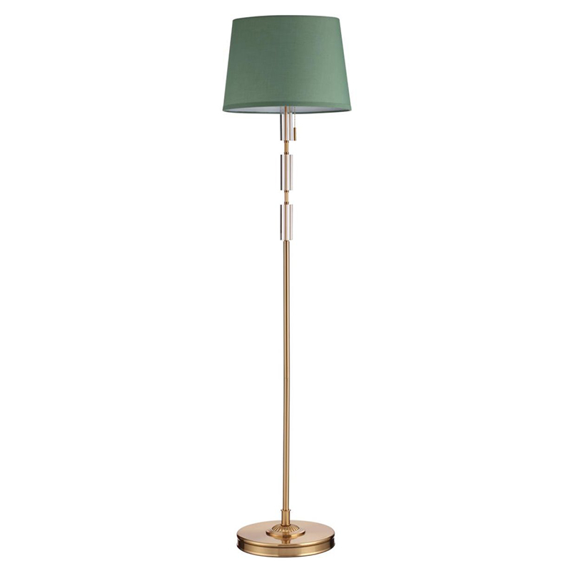 Торшер Ramona Green Floor lamp Бронза Зеленый Торшер Ramona Green Floor lamp Бронза Зеленый в Тюмени | Loft Concept