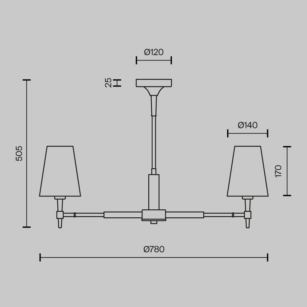 Потолочный светильник Zaragoza Е14 в Тюмени