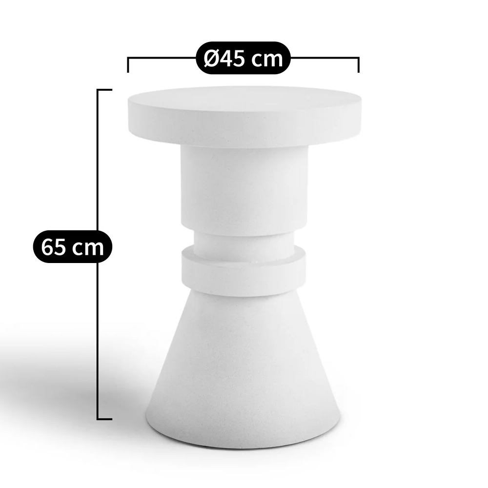 Приставной стол из искусственного камня Chess White Приставной стол из искусственного камня Chess White в Тюмени