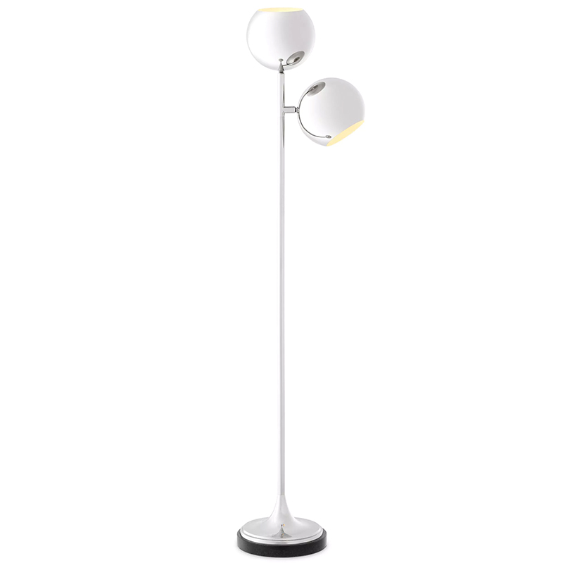 Торшер Eichholtz Floor Lamp Compton Nickel Никель Торшер Eichholtz Floor Lamp Compton Nickel Никель в Тюмени | Loft Concept