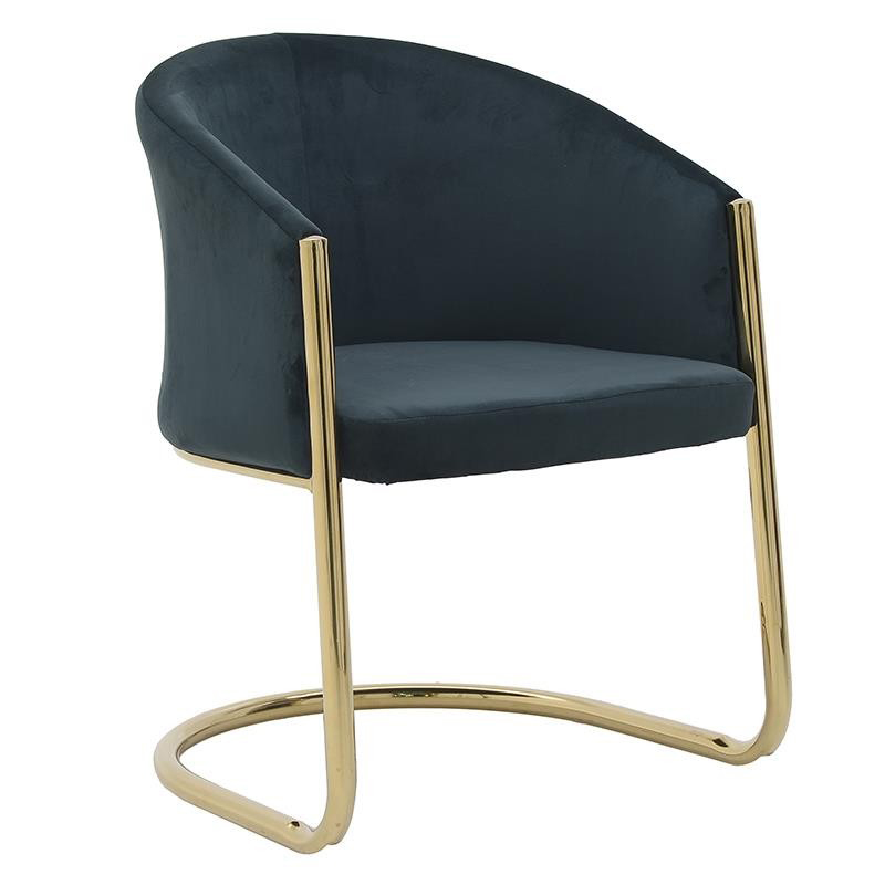Стул Imelda Chair Gray Серый Глянцевое золото Стул Imelda Chair Gray Серый Глянцевое золото в Тюмени | Loft Concept