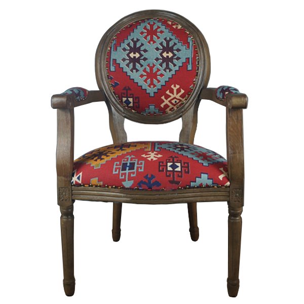 Кресло Gustavian Armchair Kelim Pattern Кресло Gustavian Armchair Kelim Pattern в Тюмени | Loft Concept