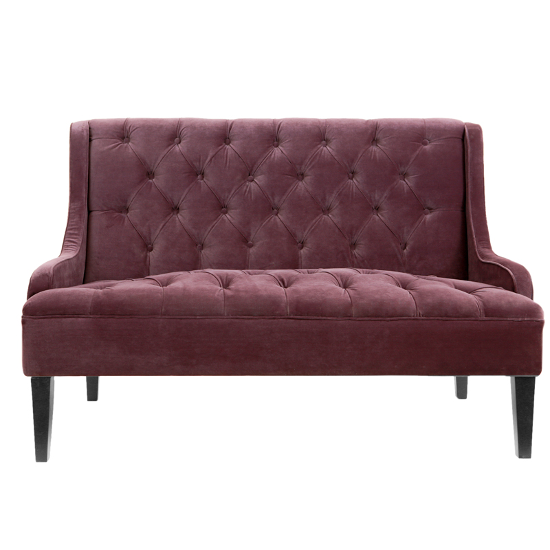 Диван Folket Sofa velour Бургундский красный Диван Folket Sofa velour Бургундский красный в Тюмени | Loft Concept