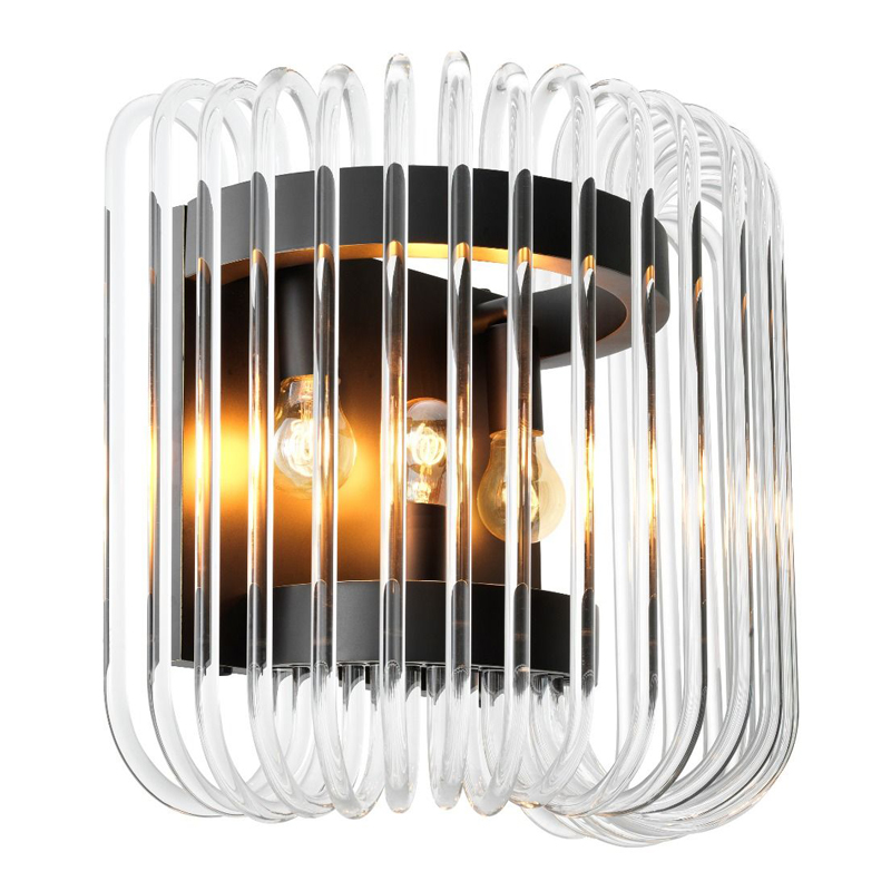 Бра Eichholtz Wall Lamp Sutton House Темная бронза Прозрачный Бра Eichholtz Wall Lamp Sutton House Темная бронза Прозрачный в Тюмени | Loft Concept