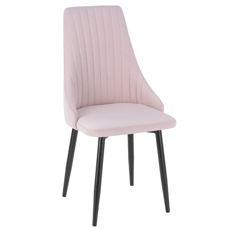 Стул Belina Chair Розовый пастельный Черный Стул Belina Chair Розовый пастельный Черный в Тюмени | Loft Concept