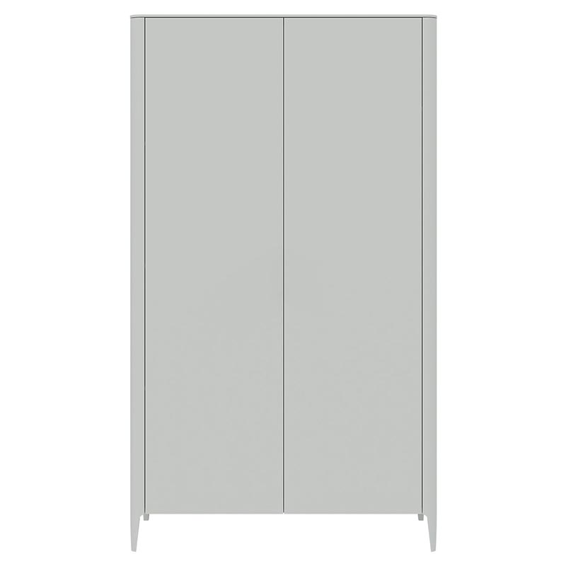 Шкаф двухстворчатый светло-серый Type Светло-серый в Тюмени | Loft Concept 