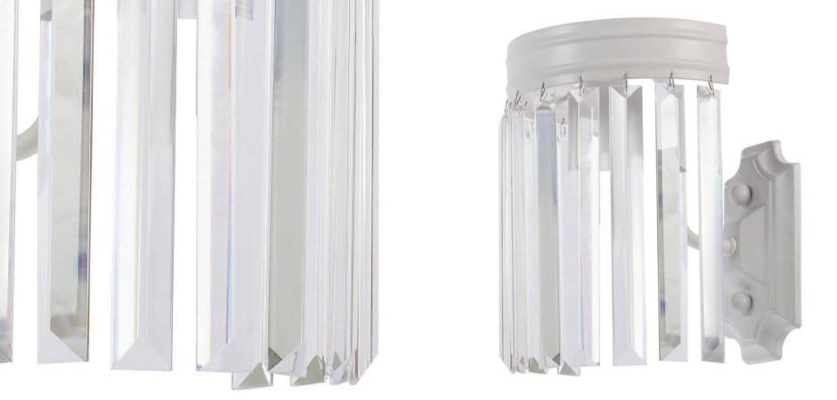 Настенная лампа RH Odeon Clear Glass White Bra Настенная лампа RH Odeon Clear Glass White Bra - Loft-Concept в Тюмени