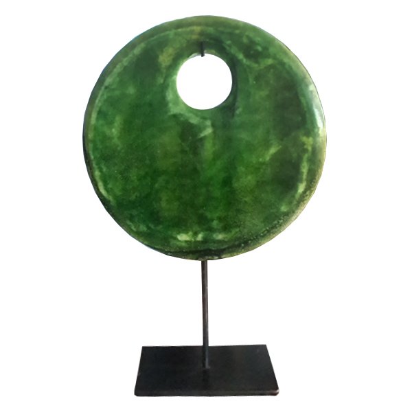 Аксессуар Зеленый диск Chrysoprase Зеленый Аксессуар Зеленый диск Chrysoprase Зеленый в Тюмени | Loft Concept