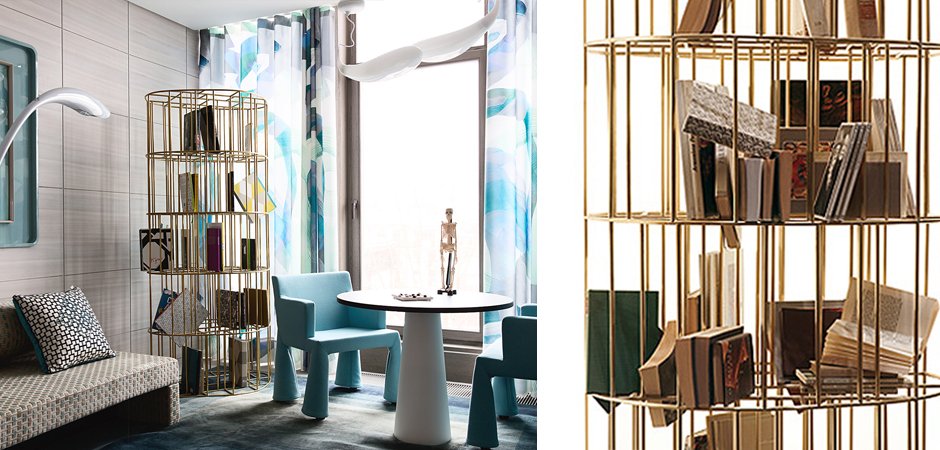 Стеллаж CECCOTTI Bibliotheque Golden Сage Стеллаж CECCOTTI Bibliotheque Golden Сage - Loft-Concept в Тюмени