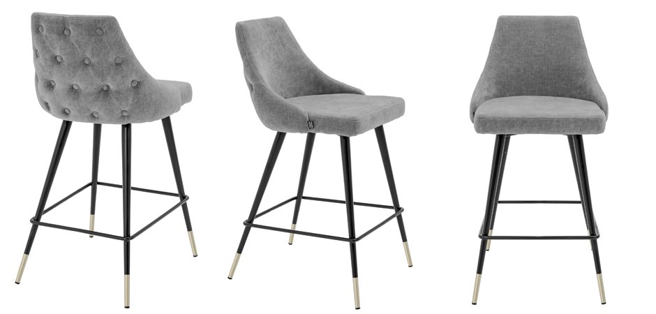 Полубарный стул Eichholtz Counter Stool Cedro Grey Полубарный стул Eichholtz Counter Stool Cedro Grey - Loft-Concept в Тюмени
