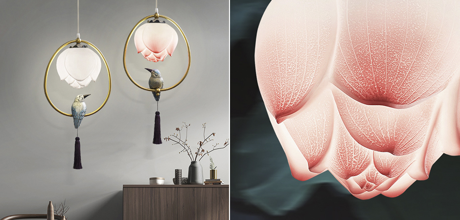 Подвесной светильник Blue Bird with Tassel Подвесной светильник Blue Bird with Tassel - Loft-Concept в Тюмени