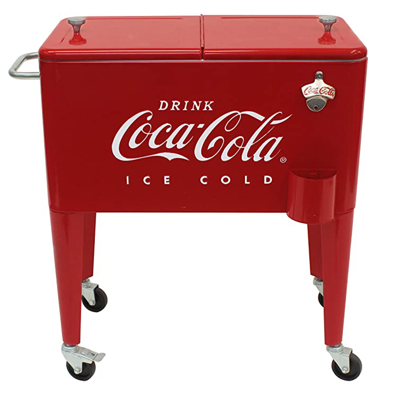 Куллер Retro Metal Coca-Cola Cooler Red Красный (Red) Куллер Retro Metal Coca-Cola Cooler Red Красный (Red) в Тюмени | Loft Concept