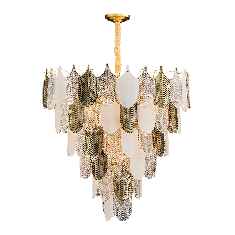 Люстра Abelia Chandelier Золотой Белый Прозрачный Люстра Abelia Chandelier Золотой Белый Прозрачный в Тюмени | Loft Concept