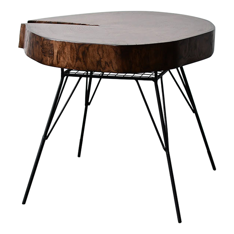 Кофейный стол Bains Industrial Metal Rust Coffee Table Коричневый Черный Кофейный стол Bains Industrial Metal Rust Coffee Table Коричневый Черный в Тюмени | Loft Concept