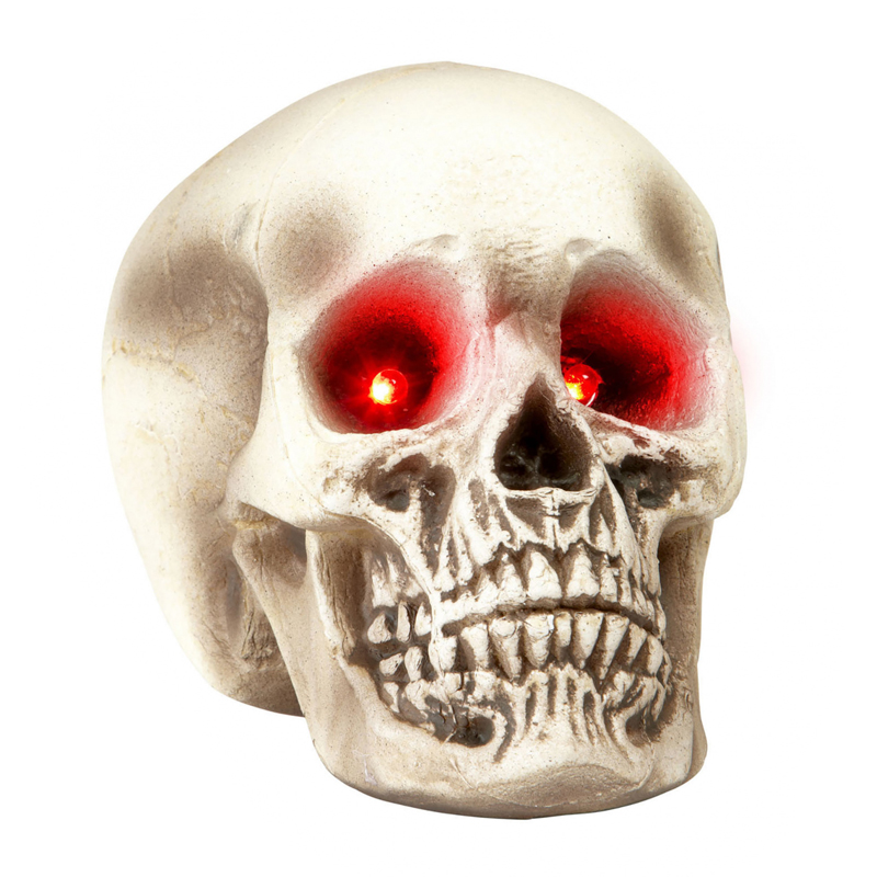 Аксессуар HALLOWEEN Skull Red Eyes Серый Аксессуар HALLOWEEN Skull Red Eyes Серый в Тюмени | Loft Concept
