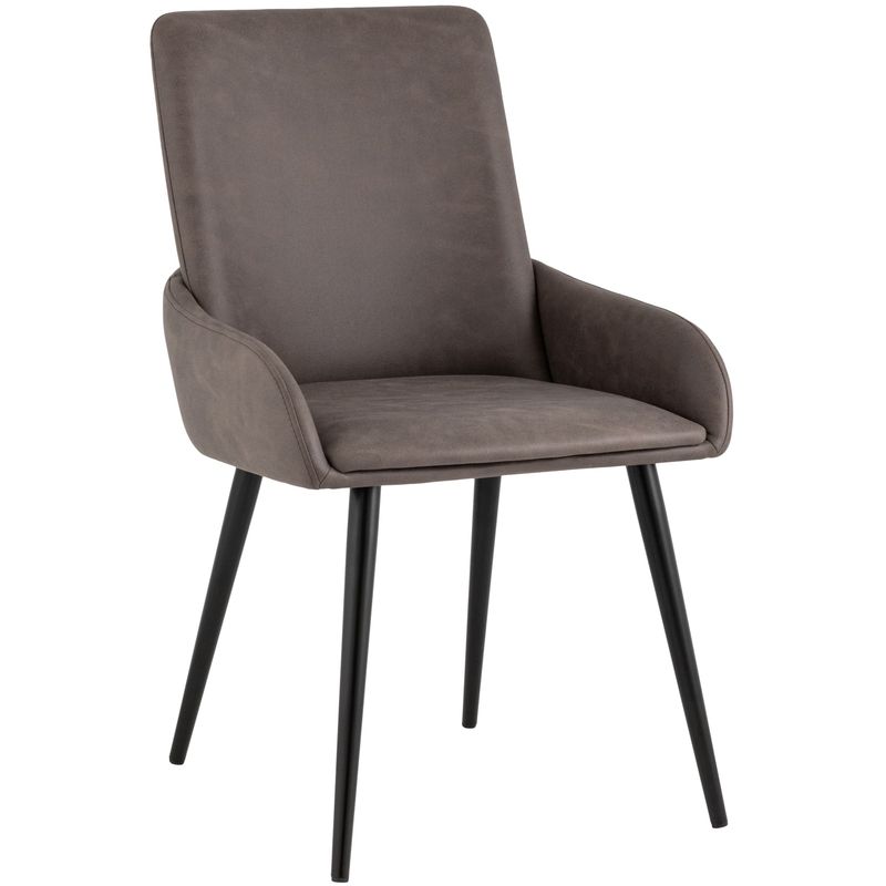 Стул Munchen Chair Коричневая Винтажная Экокожа Коричневый винтаж Черный Стул Munchen Chair Коричневая Винтажная Экокожа Коричневый винтаж Черный в Тюмени | Loft Concept