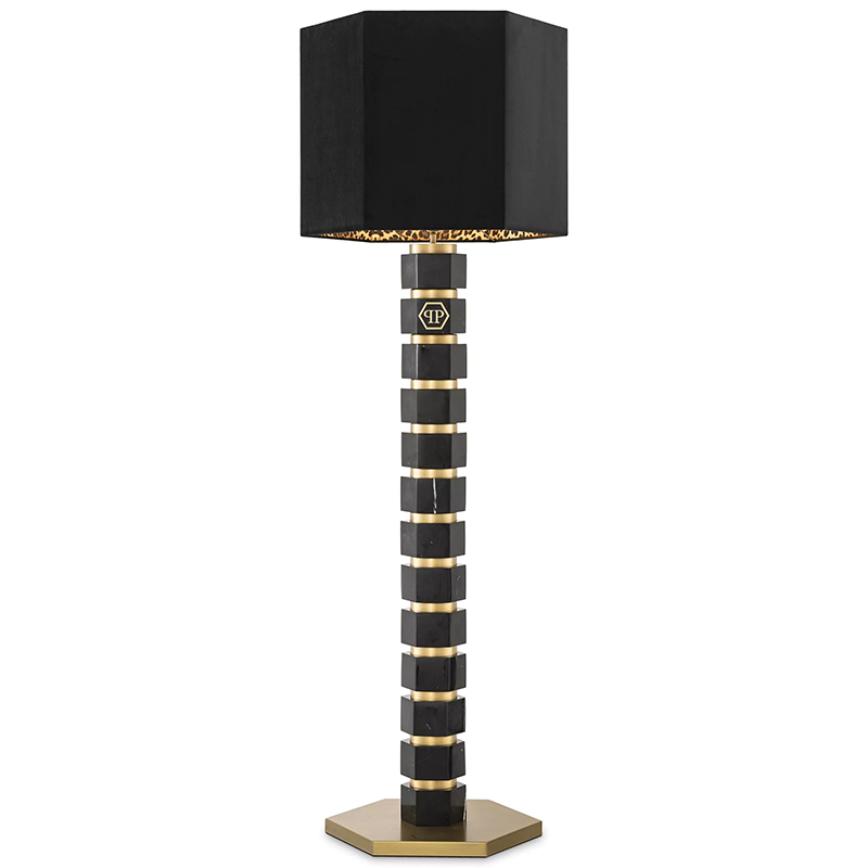 Торшер Philipp Plein Floor Lamp Hexagon Черный Золотой Коричневый Торшер Philipp Plein Floor Lamp Hexagon Черный Золотой Коричневый в Тюмени | Loft Concept