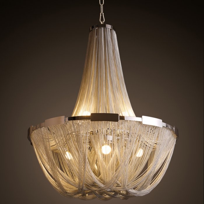 Люстра Soscik Golden Chain Chandelier Золотой Люстра Soscik Golden Chain Chandelier Золотой в Тюмени | Loft Concept